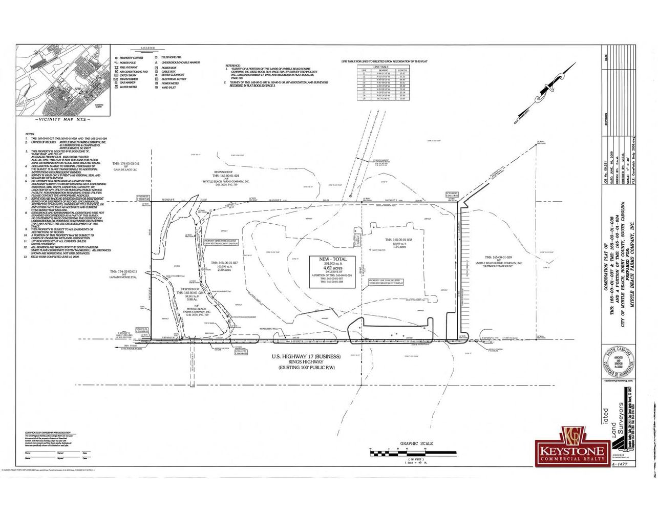 Cane Patch-Land for Sale-Myrtle Beach,SC.: U.S. Highway 17 Business & 70th Avenue North, Myrtle Beach, SC 29577